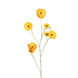 Floare decorativa Zinnia, galben, 105 cm - SIMONA'S COLLECTION