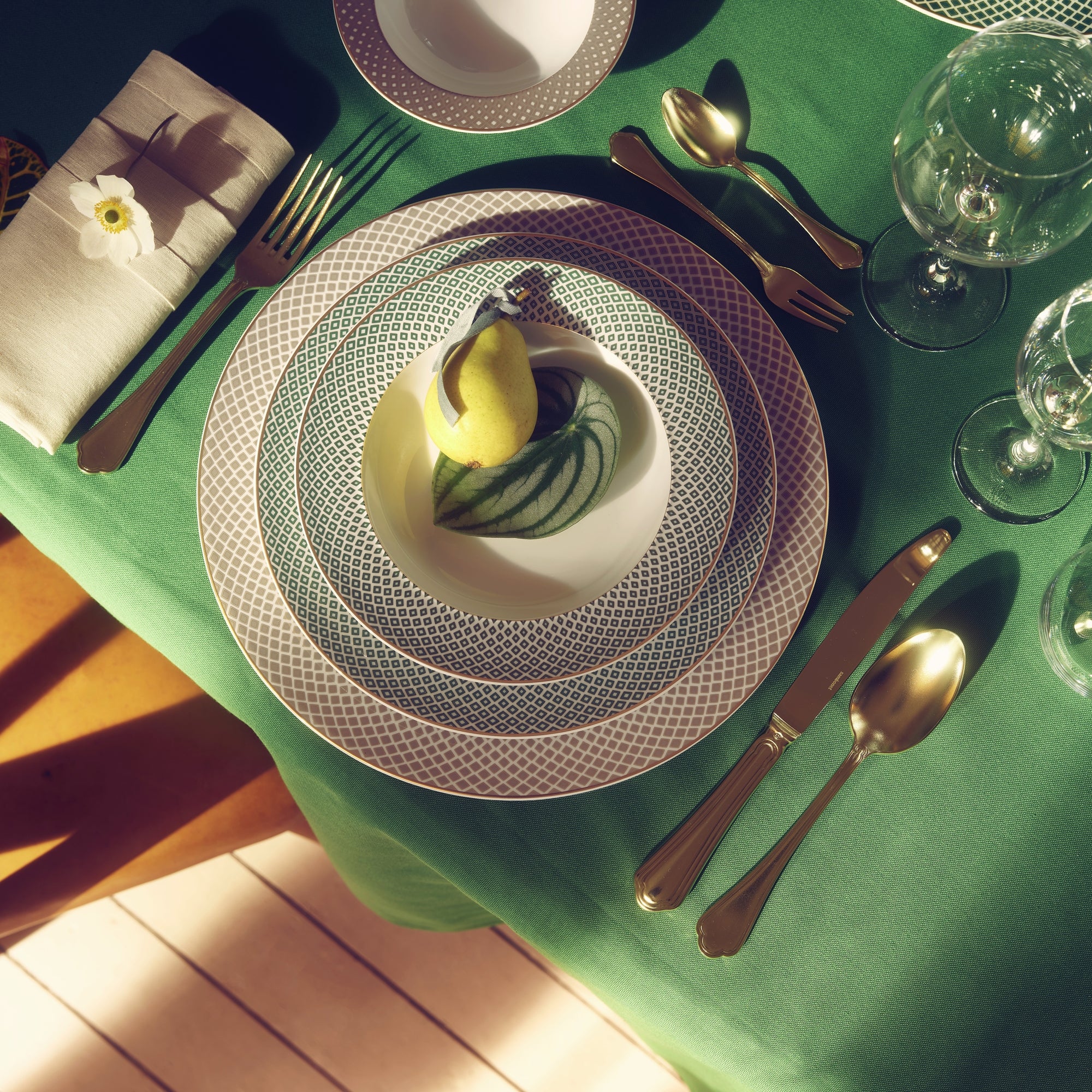 Farfurie pentru supa, 22 cm, Francis Carreau Vert - ROSENTHAL