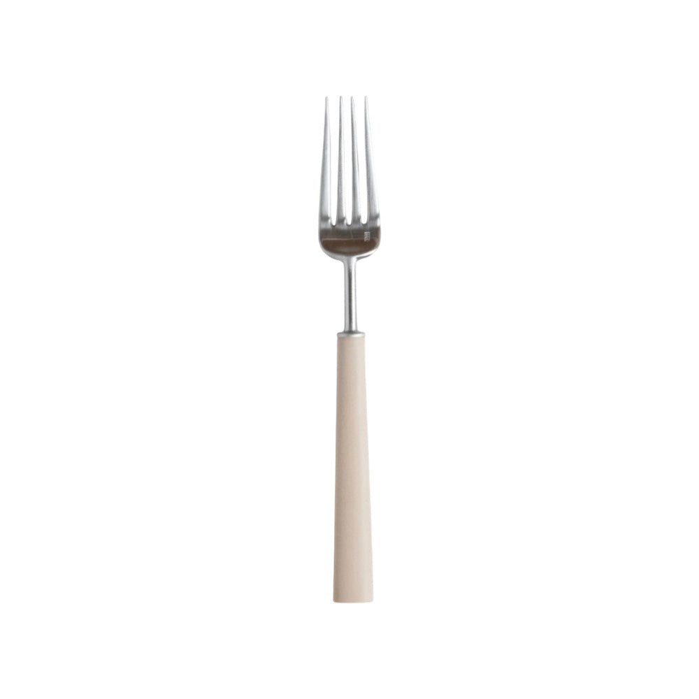 Furculita pentru desert, otel inoxidabil, 18 cm, Ebony Ivory - CUTIPOL