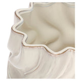 Ghiveci din ceramica, alb, 23 cm, Anomala - SIMONA'S COLLECTION
