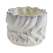 Ghiveci din ceramica, alb, 23 cm, Anomala - SIMONA'S COLLECTION