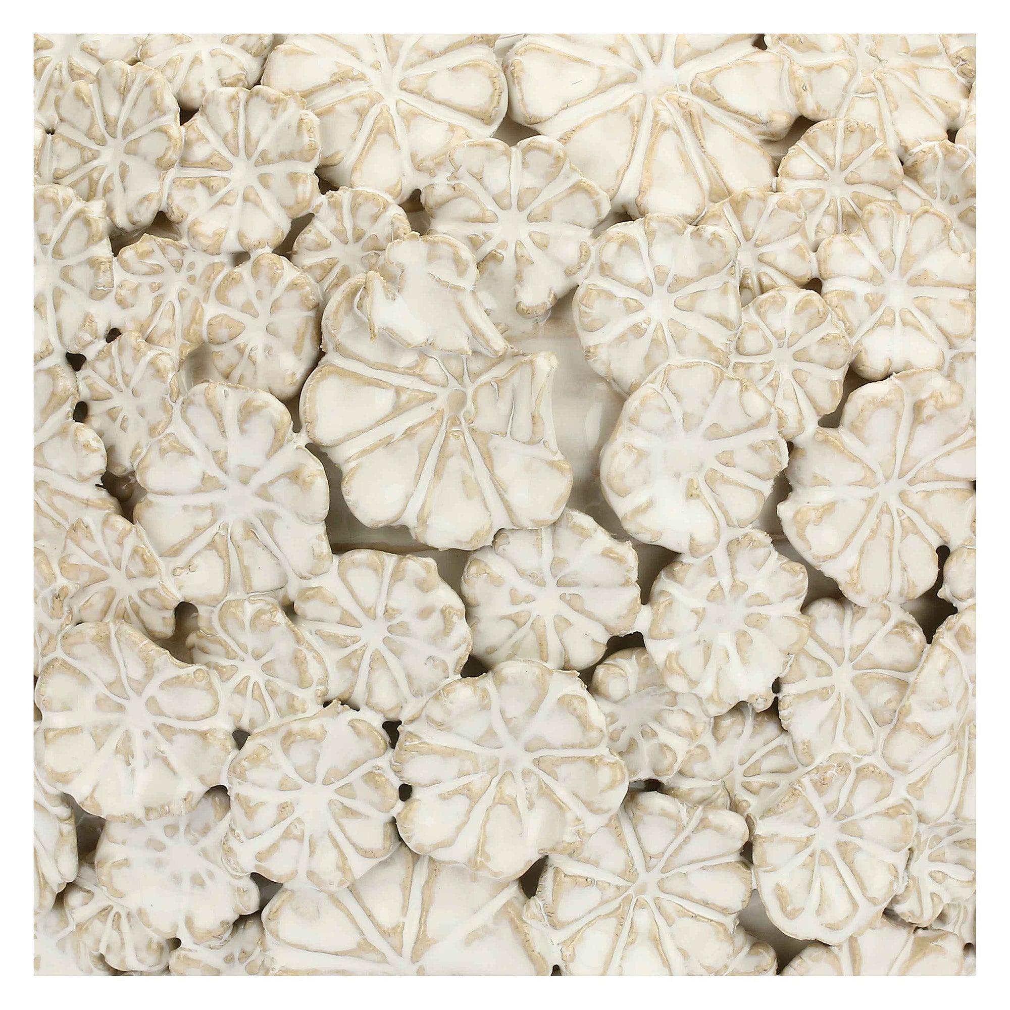 Ghiveci din ceramica, alb, 24 cm, Fiorinfiorello - SIMONA'S COLLECTION