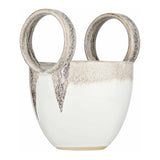 Ghiveci din ceramica, bej, 23.5 cm, Reagisco - SIMONA'S COLLECTION