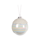 Glob decorativ Anila Pearl, alb, 8 cm - SIMONA'S CHRISTMAS
