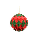Glob decorativ Anxo, rosu/verde, 20 cm - SIMONA'S CHRISTMAS