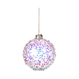 Glob decorativ Athol, roz irizat, 10 cm - SIMONA'S CHRISTMAS