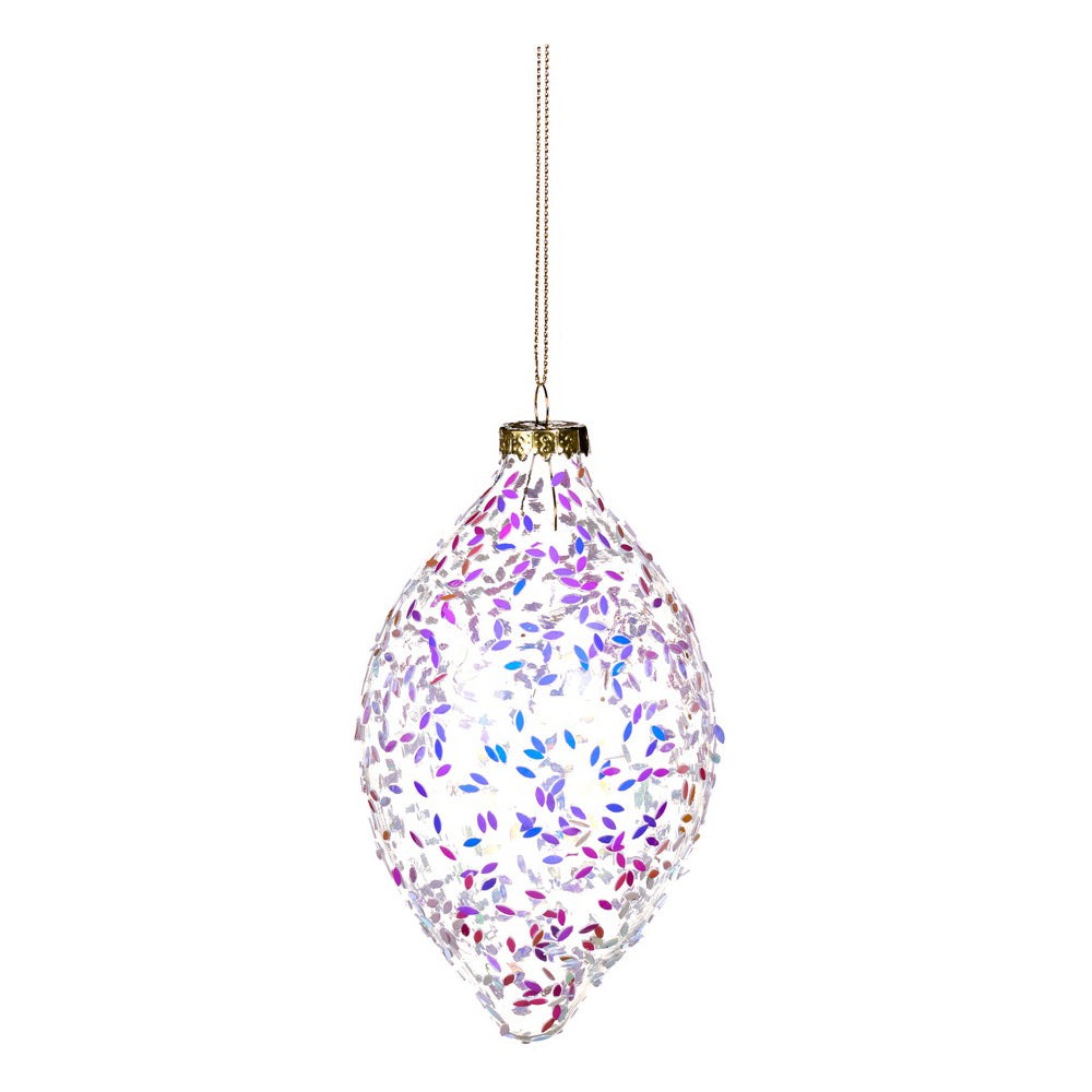 Glob decorativ Athol, roz irizat, 10 cm - SIMONA'S CHRISTMAS