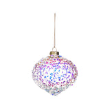 Glob decorativ Athol, roz irizat, 10 cm - SIMONA'S CHRISTMAS