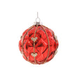 Glob decorativ Aulay, rosu, 10 cm - SIMONA'S CHRISTMAS
