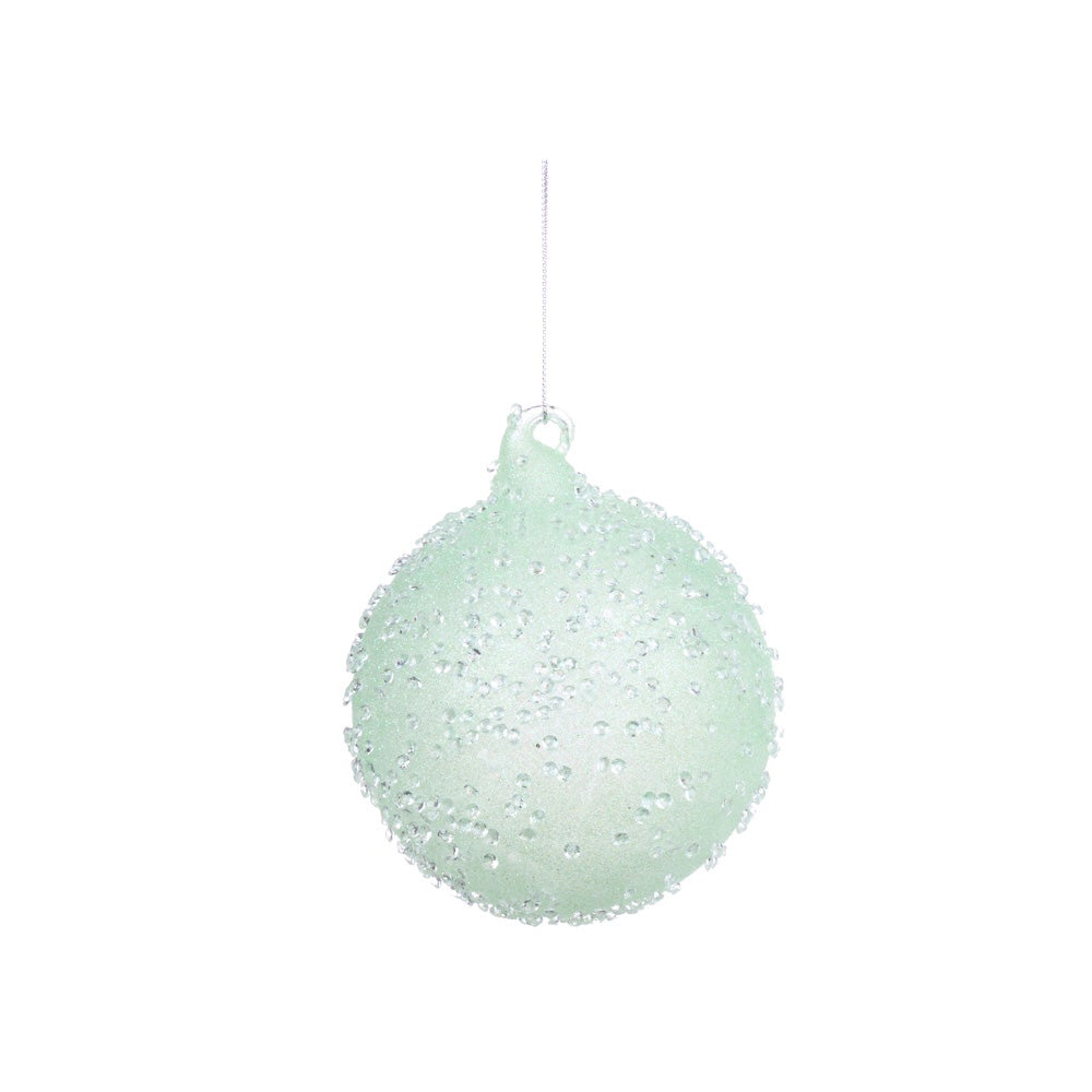 Glob decorativ Aynsley, menta, 10 cm - SIMONA'S CHRISTMAS