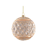 Glob decorativ Beathen, transparent/auriu, 10 cm - SIMONA'S CHRISTMAS