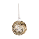 Glob decorativ Crush, auriu/transparent, 8 cm - SIMONA'S CHRISTMAS