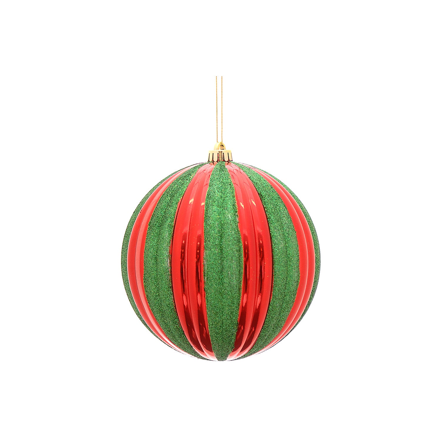 Glob decorativ Dalis, rosu/verde, 20 cm - SIMONA'S CHRISTMAS