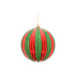 Glob decorativ Dalis, rosu/verde, 20 cm - SIMONA'S CHRISTMAS