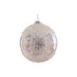 Glob decorativ Donella, transparent/alb, 12 cm - SIMONA'S CHRISTMAS