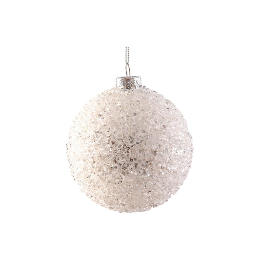 Glob decorativ Duncan Strass, alb, 10 cm - SIMONA'S CHRISTMAS