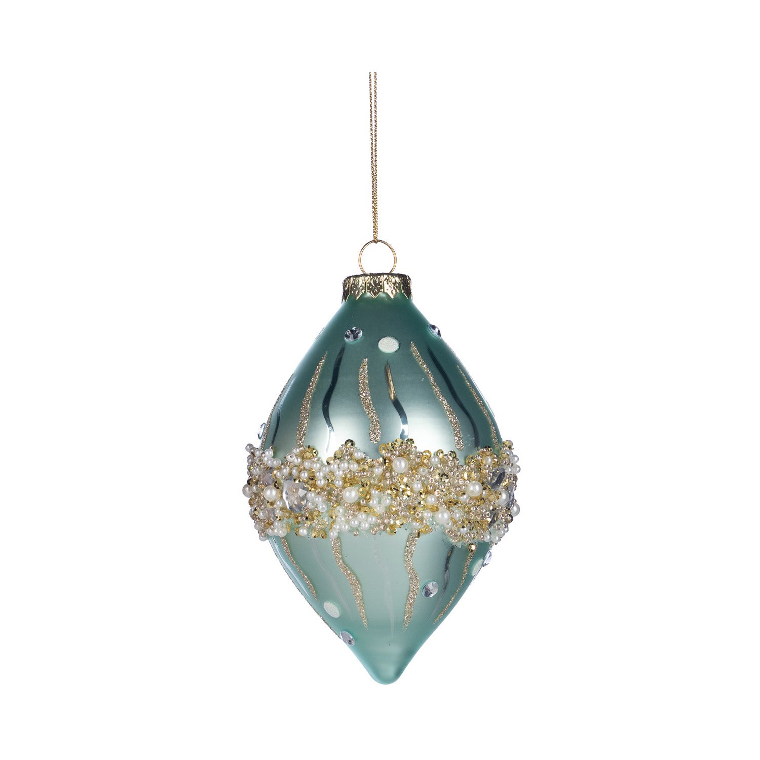 Glob decorativ Eilish, roz/bleu, 13 cm - SIMONA'S CHRISTMAS
