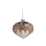 Glob decorativ Elmah, auriu, 10 cm - SIMONA'S CHRISTMAS