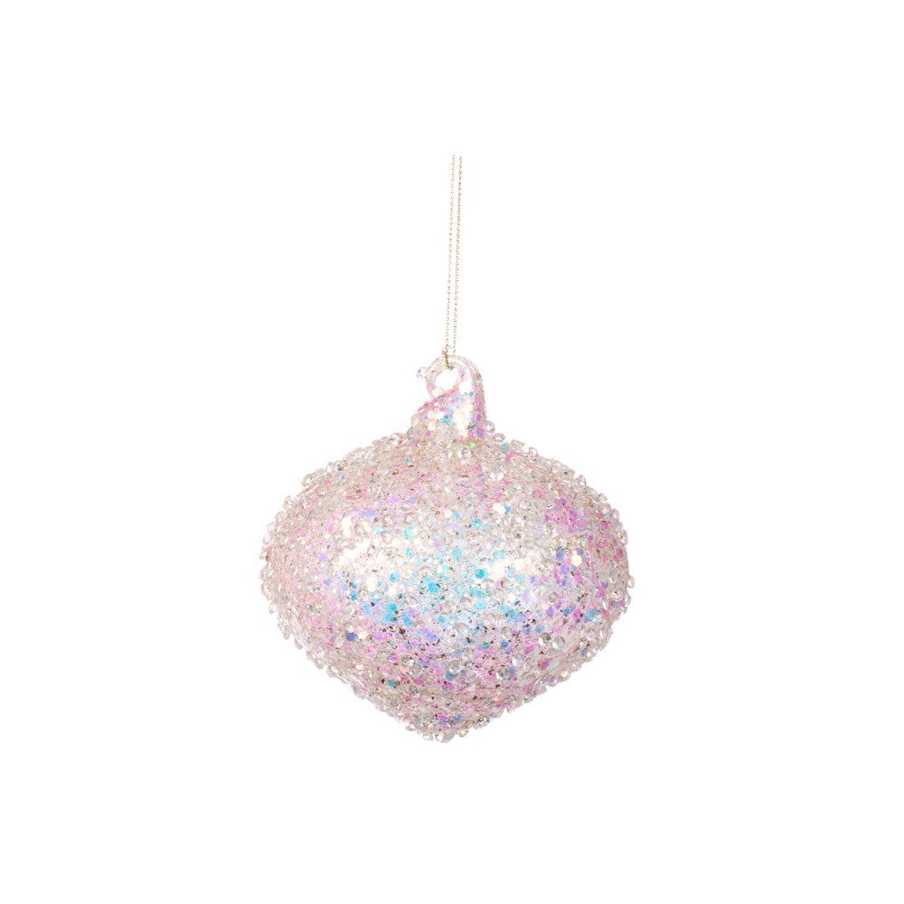 Glob decorativ Elspet, roz, 10 cm - SIMONA'S CHRISTMAS