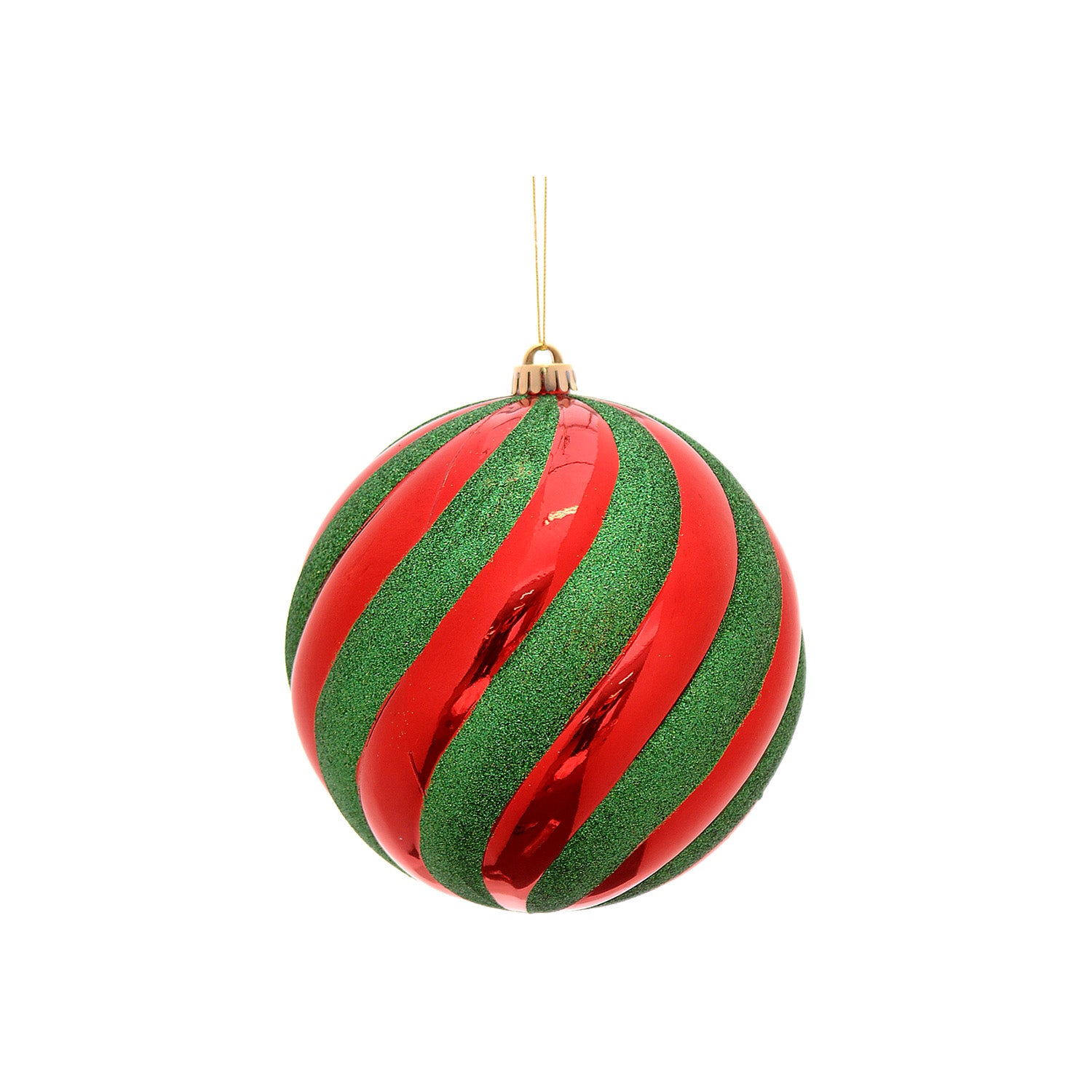 Glob decorativ Englebert, rosu/verde, 20 cm - SIMONA'S CHRISTMAS