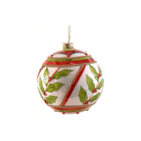 Glob decorativ Filib, rosu/verde, 10 cm - SIMONA'S CHRISTMAS
