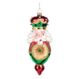 Glob decorativ Finlay, rosu/verde, 18 cm - SIMONA'S CHRISTMAS