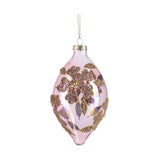 Glob decorativ Francine, roz/auriu, 10 cm - SIMONA'S CHRISTMAS