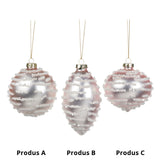 Glob decorativ Horizon, roz, 8 cm, SIMONA'S CHRISTMAS