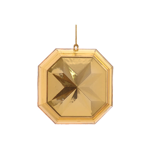 Ornament pentru brad, Jewel Cushion Cut, auriu, 16 cm - SIMONA'S CHRISTMAS