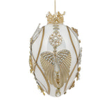 Glob decorativ Jewel Horton, crem/auriu, 18 cm, Editie Limitata - SIMONA'S CHRISTMAS