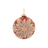 Glob decorativ Kirsteen, rosu, 10 cm - SIMONA'S CHRISTMAS