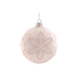 Glob decorativ Leida, alb, 10 cm - SIMONA'S CHRISTMAS