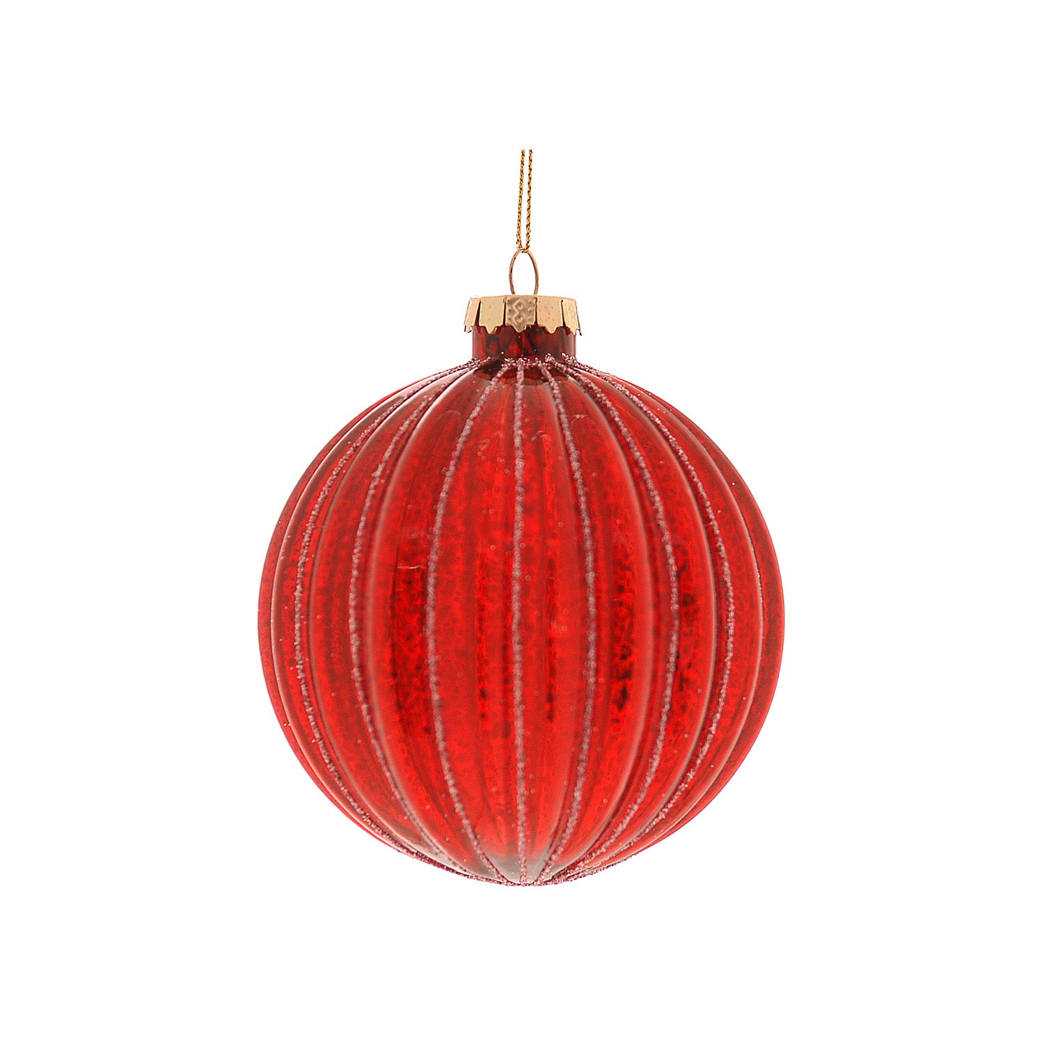 Glob decorativ Lilian, rosu, 8 cm - SIMONA'S CHRISTMAS