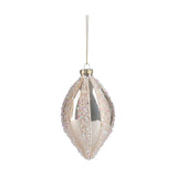 Glob decorativ Linley, crem, 10 cm - SIMONA'S CHRISTMAS