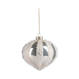 Glob decorativ Linley, crem, 10 cm - SIMONA'S CHRISTMAS