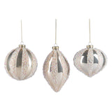 Glob decorativ Linley, crem, 10 cm - SIMONA'S CHRISTMAS