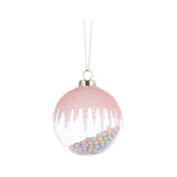 Glob decorativ Lorna, roz, 8 cm - SIMONA'S CHRISTMAS