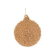 Glob decorativ Lurdes, auriu, 10 cm - SIMONA'S CHRISTMAS
