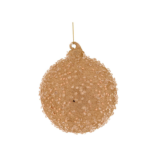Glob decorativ Lurdes, auriu, 10 cm - SIMONA'S CHRISTMAS