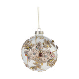 Glob decorativ Maisie Jewel, auriu/transparent, 14 cm - SIMONA'S CHRISTMAS