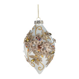 Glob decorativ Maisie Jewel, auriu/transparent, 14 cm - SIMONA'S CHRISTMAS