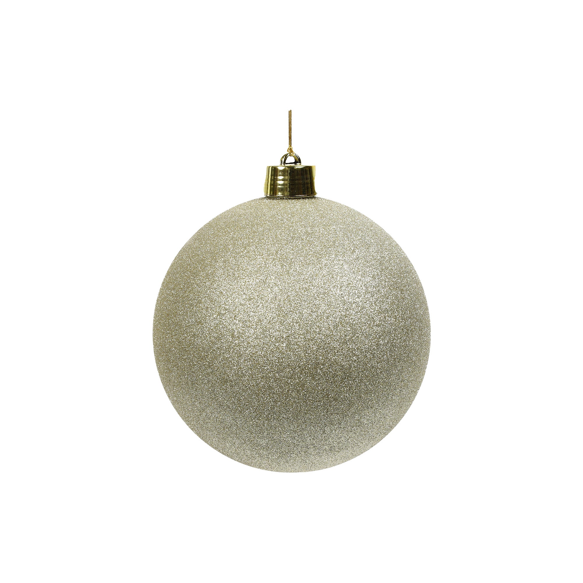 Glob decorativ Maxi, sampanie, 15 cm - SIMONA'S CHRISTMAS