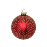 Glob decorativ Otila, rosu, 10 cm - SIMONA'S CHRISTMAS
