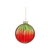 Glob decorativ Padraig, rosu/verde, 8 cm - SIMONA'S CHRISTMAS
