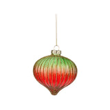 Glob decorativ Padraig, rosu/verde, 8 cm - SIMONA'S CHRISTMAS