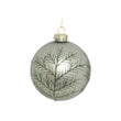 Glob decorativ Parker, gri/verde, 10 cm - SIMONA'S CHRISTMAS