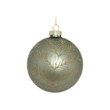Glob decorativ Parker, verde/auriu, 10 cm - SIMONA'S CHRISTMAS