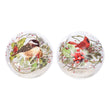 Glob decorativ Pasare cu led, rosu/verde, 15 cm - SIMONA'S CHRISTMAS