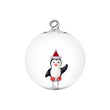 Glob decorativ Penguin with Christmas hat, Christmas Tales by Alessandra Baldereschi - ICHENDORF
