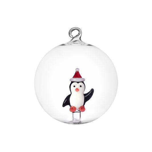 Glob decorativ Penguin with Christmas hat, Christmas Tales by Alessandra Baldereschi - ICHENDORF
